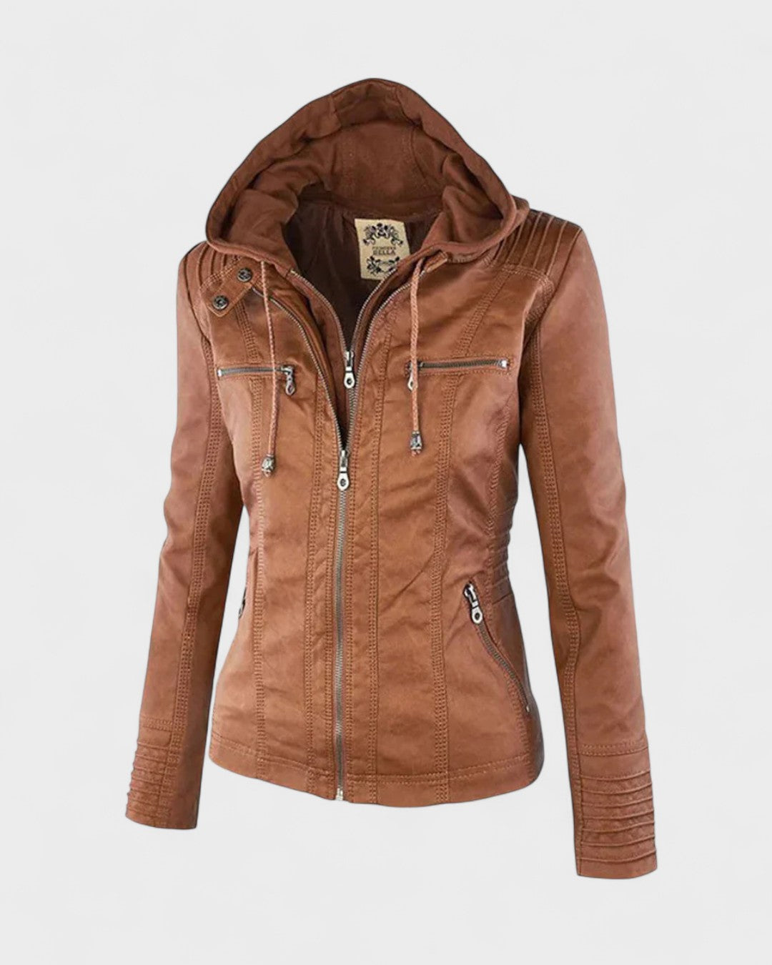 Alberte™ | Læderjakke