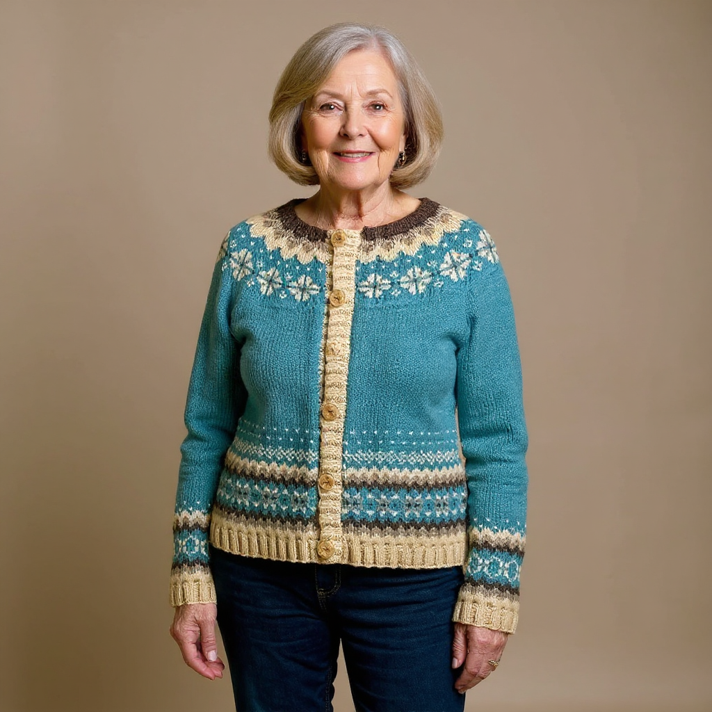 Cassandra | Vintage Island-Strikjakke