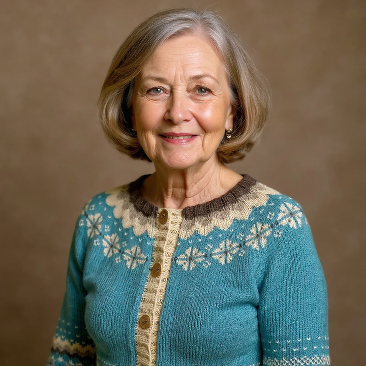 Cassandra | Vintage Island-Strikjakke