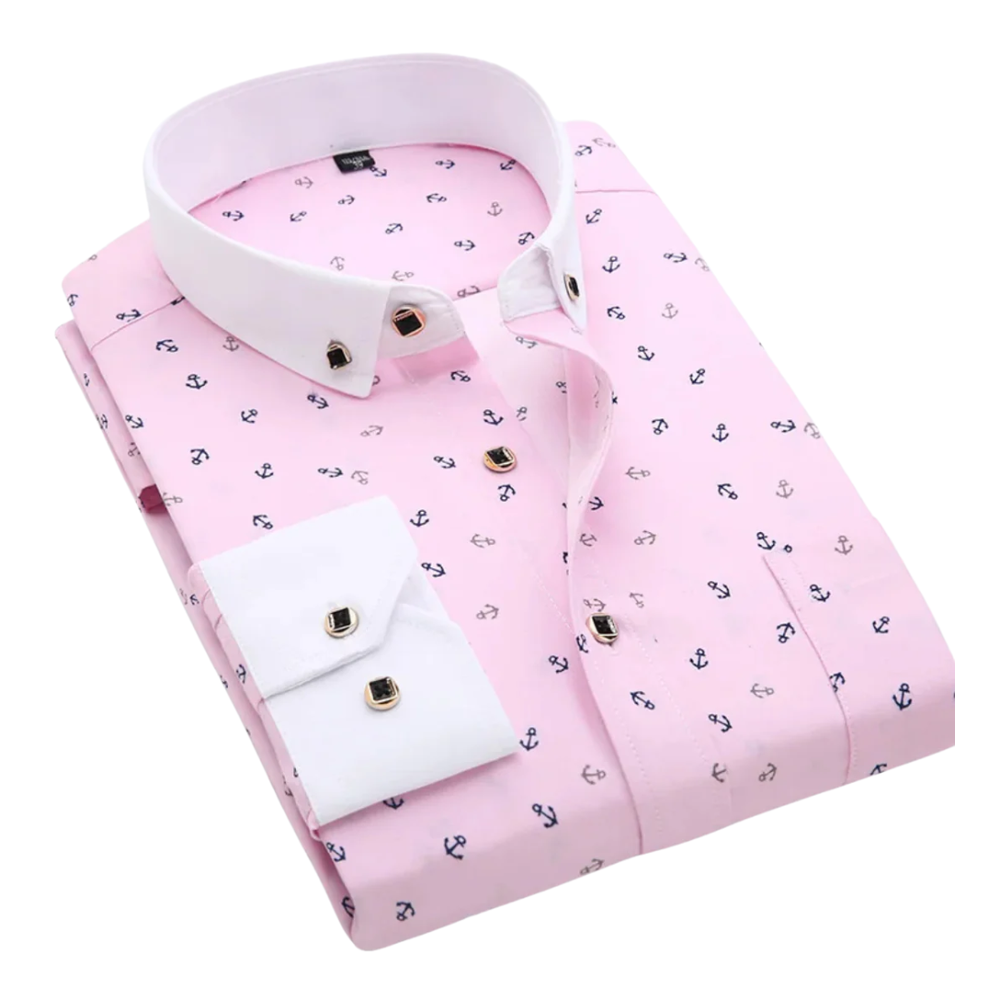 Klaas™ | Nautisk Print Skjorte