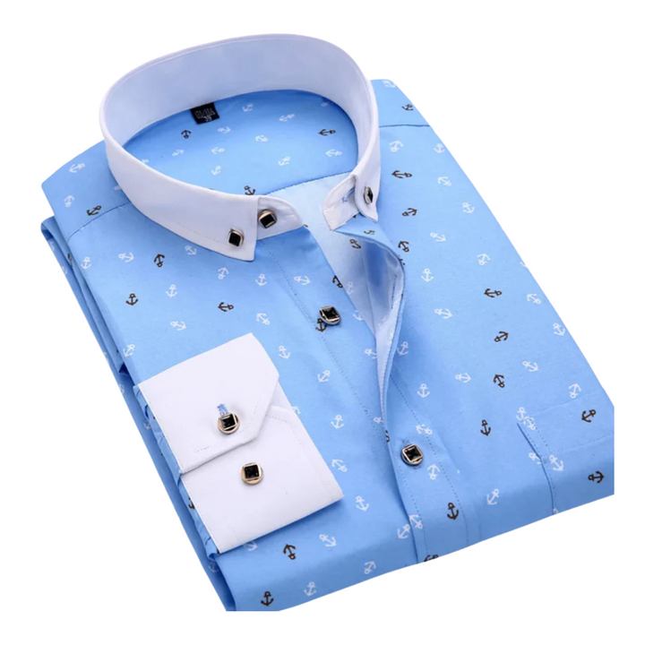 Klaas™ | Nautisk Print Skjorte