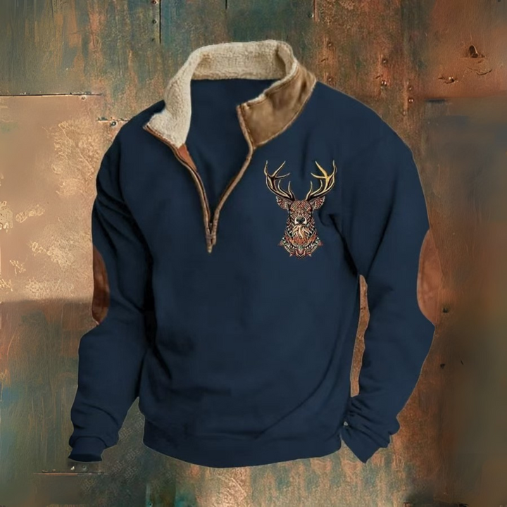 Laurent™ | Stilfuld zip-trøje