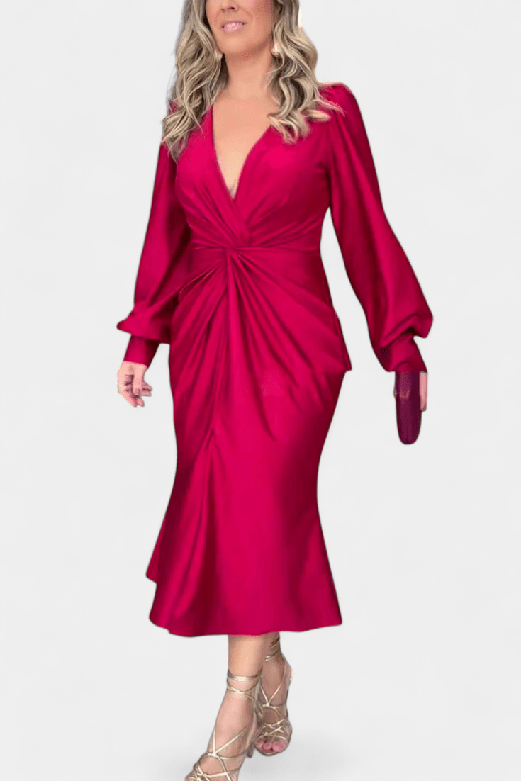 Malina | V-hals Bluse