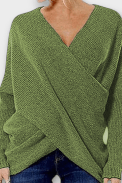 Olivia | V-hals strik