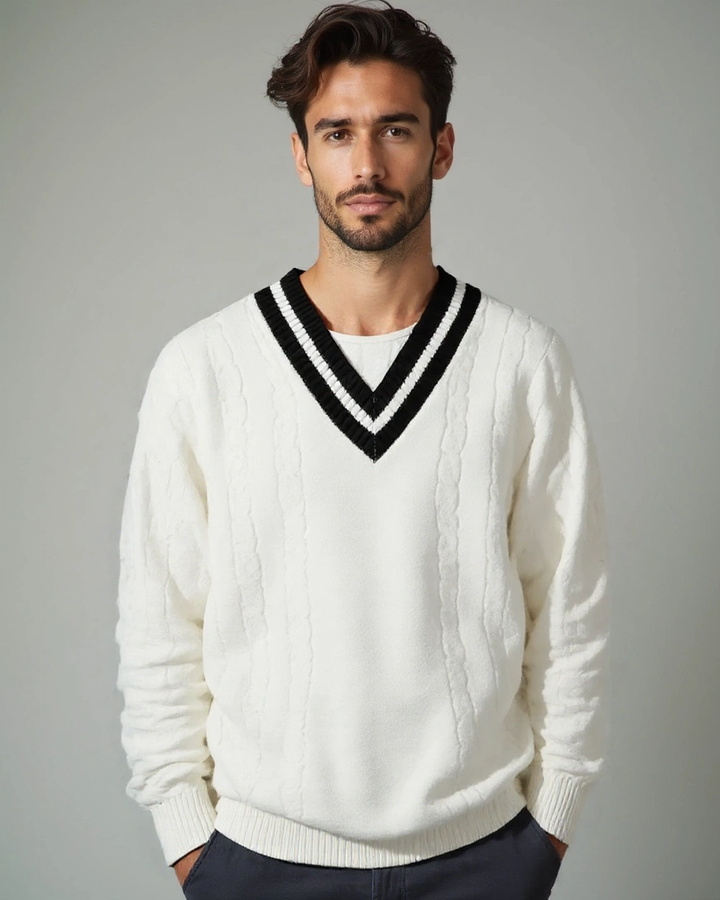 Poul™ | V-udskæring Strik