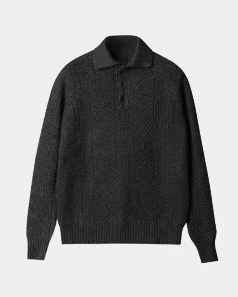 Viggo™ | Pullover i Bomuld med V-hals
