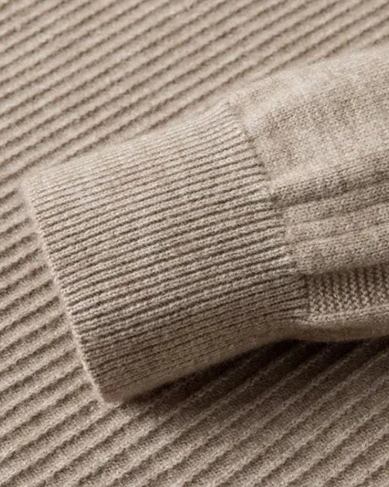 Vilhelm™ | Basis Pullover med Halvzip